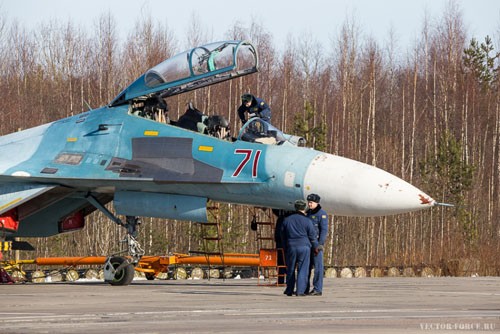 Muc kich MiG-29SMT, Su-34 Khong quan tap tran ban ten lua-Hinh-2